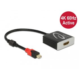   Delock Aktív mini DisplayPort 1.4 - HDMI átalakító 4K 60 Hz HDR (65302)