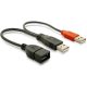 DeLock DL65306 USB data- and power cable 22,5cm
