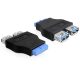 Delock Adapter USB 3.0 pin header female --> 2 x USB 3.0 female (65324)