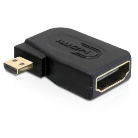   Delock DL65352 nagy sebességű HDMI - micro D apa -> A anya adapter oldalra fordítva