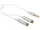 Delock 65355 sztereo jack 3.5 mm apa -> 2 x sztereo jack anya 25 cm