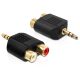 Delock adapter jack apa 3.5 mm > 2 x RCA (Cinch) (65365)