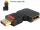 Delock Displayport apa > Displayport anya adapter, balra forgatott