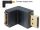 Delock 65382 Displayport apa > Displayport anya adapter, lefelé forgatott
