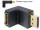 Delock 65382 Displayport apa > Displayport anya adapter, lefelé forgatott