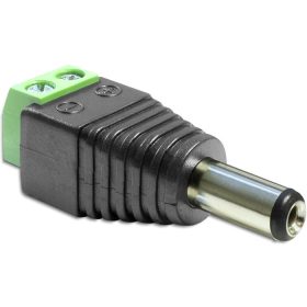   Delock 65396 DC 5,5 x 2,1 mm-es csatlakozó - 2 tűs csatlakozóblokk adapter