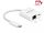 Delock USB Type-C  adapter Power Delivery porttal Gigabit LAN 10/100/1000 Mbps fehér