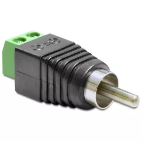   Delock Adapter RCA apa > Terminál Blokk 2 érintkezővel (65417)