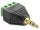 Delock Adapter sztereó dugó 3.5 mm > Terminál blokk 3 érintkezővel (65419)