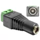 Delock DC (áram) Átalakító [1x DC alj, 5,5 mm - 1x 2 drótos vezeték] Fekete