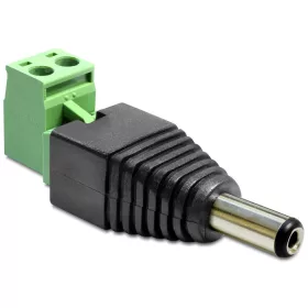  Delock Adapter DC 2.1 x 5.5 mm apa> Terminál blokk 2 érintkezővel 2-részes (65422)