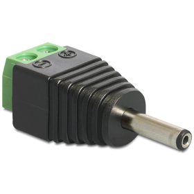   Delock adapter DC 1.3 x 3.5 mm apa > Terminal Block 2 pin (65434)