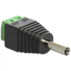   Delock adapter DC 1.3 x 3.5 mm apa > Terminal Block 2 pin (65434)