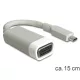 Delock Adapter micro HDMI D male --> VGA female (65470)