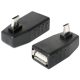 DeLock 65473 USB micro-B male > USB 2.0-A female OTG 270° forgatott