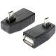 DeLock 65474 USB micro-B male > USB 2.0-A female OTG 90° forgatott