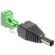 Delock DC 2.5 x 5.5 mm apa > Terminal Block 2 pin adapter, 2 részes (65488)