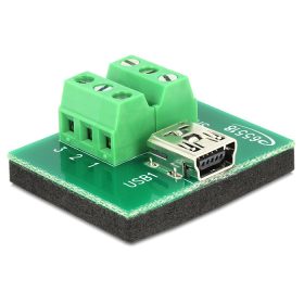   Delock adapter Mini USB anya > Terminal Block 6 pines (65518)