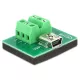 Delock adapter Mini USB anya > Terminal Block 6 pines (65518)