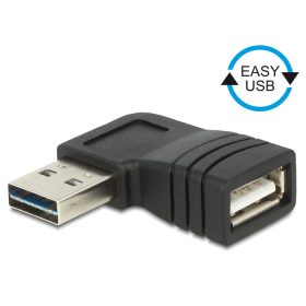  Delock EASY-USB 2.0-A apa > USB 2.0-A anya forgatott adapter (65522)