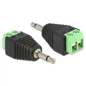   Delock sztereó jack apa 3.5 mm > Terminal Block 2 pin adapter (65528)