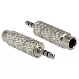   Delock Stereo 3.5 mm csatlakozó > 6.35 mm jack 3 pin adapter (65548)