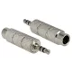 Delock Stereo 3.5 mm csatlakozó > 6.35 mm jack 3 pin adapter (65548)