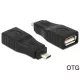 Delock 65549 USB Micro B male > USB 2.0 female OTG adapter