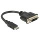 DeLock 65564 mini HDMI apa -> DVI apa adapter
