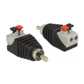 Delock Adapter RCA dugó - 2 pol. nyomógombos sorkapocs