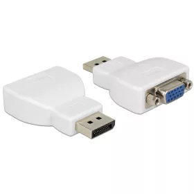 DeLock 65568 DisplayPort apa -> VGA anya adapter fehér
