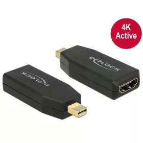   Delock 65581 mini Displayport 1.2 apa > HDMI anya 4K aktív, fekete