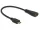 Delock HDMI Ethernettel Mini-C apa véggel > A anya kábel (65650)