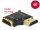 Delock 65661 High-Speed Ethernet HDMI-A anya > HDMI-A apa 4K 90° jobb, fekete