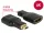 Delock 65664 High-Speed HDMI Ethernett - HDMI micro-D apa -> HDMI-A anya 4K fekete