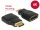 Delock HDMI Ethernettel - HDMI Mini-C apa > HDMI-A anya 4K adapter fekete (65665)