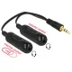 Delock 65683 3.5mm audio jack elosztó fekete