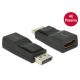 DeLock 65685 DisplayPort apa -> HDMI anya adapter 4K fekete