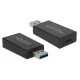 Delock 65689 USB-A 3.1 -> USB Type-C átalakító, fekete