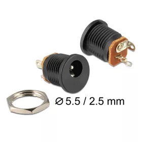 Delock telepíto foglalat DC 2.5 x 5.5 mm (65690)