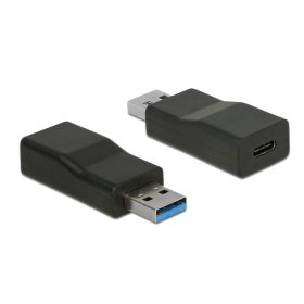   Delock USB 3.1 Gen 2 Type-A - USB Type-C átalakító fekete (65696)