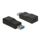 Delock USB 3.1 Gen 2 Type-A - USB Type-C átalakító fekete (65696)