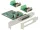 Delock PCI Express Card > 2 x Serial RS-422/485 ESD védett opcionális túlfeszültség-védelem