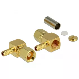   Delock SMC apa 90  meghajlítva RG-174 / RG-316 krimpelésére (65860)