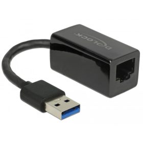   Delock 65903 USB 3.0 > Gigabit LAN átalakító, kompakt, fekete