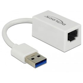   Delock 65905 USB 3.0 > Gigabit LAN átalakító, kompakt, fehér