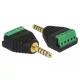 Delock Adapter Stereo jack 4,4 mm-es csatlakozó   sorkapocs blokk 5 tűs (65948)