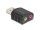 Delock Külső USB hangkártya 24 bit / 96 kHz Plug & Play mód Windows, MAC, Linux, Chrome operációs rendszerekhez (65964)