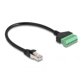   Delock RJ45 Kábel Cat.6 apa - Terminal Block Adapter 30 cm 2-rész (65975)