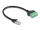 Delock RJ45 Kábel Cat.6 apa - Terminal Block Adapter 30 cm 2-rész (65975)